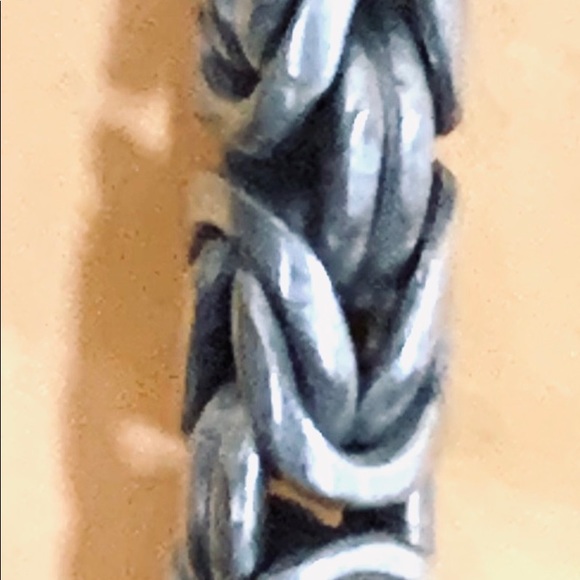 Amazing Sterling Silver Byzantine Link Necklace. - Picture 4 of 5
